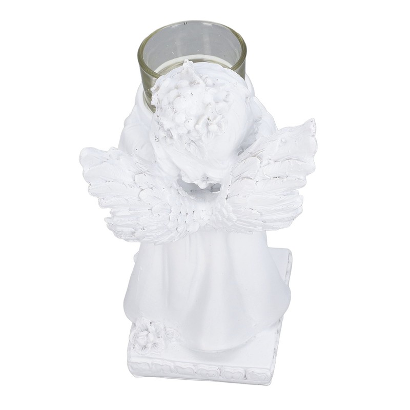 Angel Candle Holder Retro Cute Romantic Decorative Figurine Tealight Holder