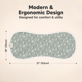 KeaBabies 5-Pack Muslin Baby Burp Cloth for Baby Boys and Girls and 5-Pack Burp Cloths for Baby Boys and Girls - Cotton Baby Washcloths, Burp Rags - Ultra Absorbent Burping Cloth