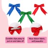Ribbon Bow Clip for Horse Tail Pony Decoration Holiday Real