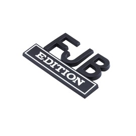 CARRUN 2 Pcs FJB Edition Emblem Car Side Rear Front Hood Trunk Door Badge 3D Decal Sticker Fit for Car Truck SUV (FJB, CR-Edition CR-Edition