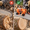 Portable Chainsaw Sharpener Jig, Manual Hand-Crank Chain Saw Sharpening Tool