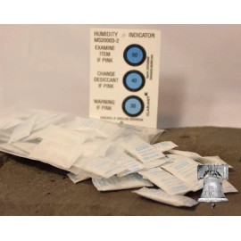 Uline 25 Silica Gel Packets 1/2 Gram Desiccant Dehydrated Food Storage Control USA