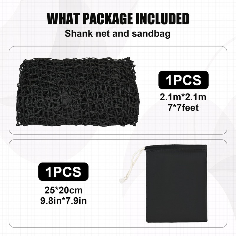 Golf Shank Net Attachment for Golf Hitting Nets with Sandbag，7