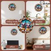 10-Inch Custom Wooden Clock that is a Miniature Model of