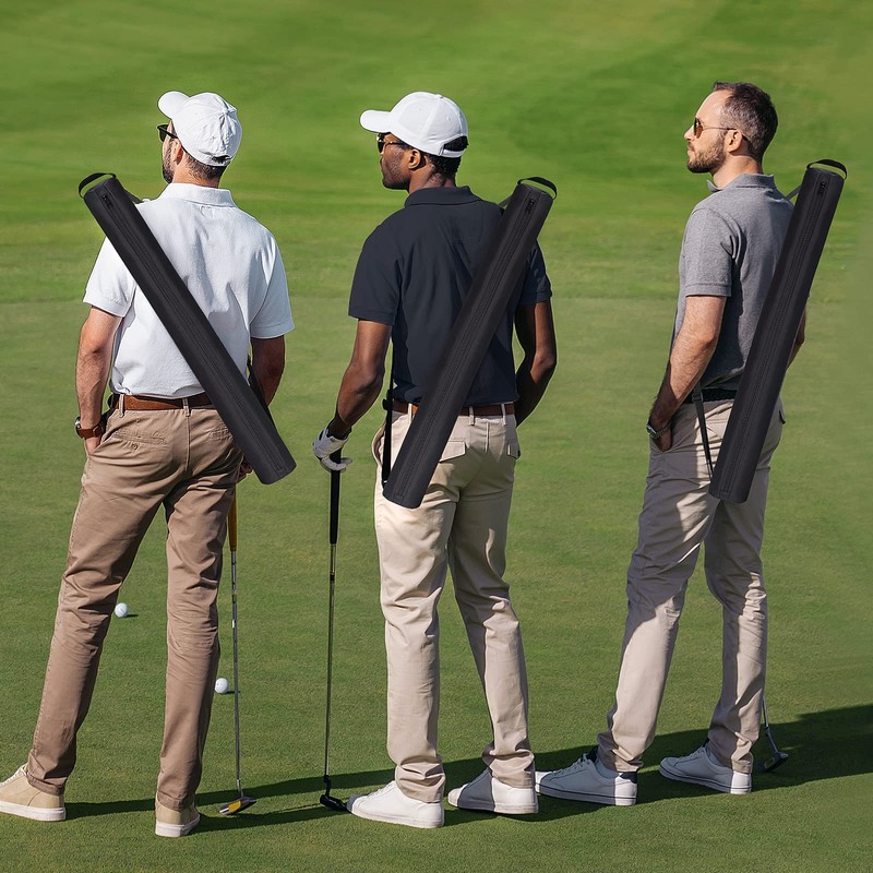 NATURAL STYLE Beer Sleeve for Golf Bag,7-Can Insulated Cooler Sleeve,