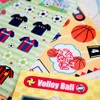 Soccer Gracias Soccer Postcard Size Original Sticker Sticker
