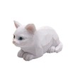 Keystone Laid Back White Cat Animal DE055848