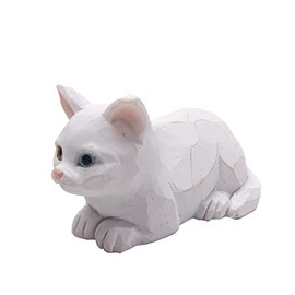 Keystone Laid Back White Cat Animal DE055848