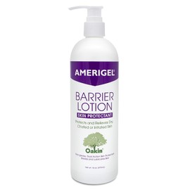AMERIGEL Loción Protectora (Botella De 473 Ml Con Dosificador) - Protector Cutáneo Para Piel Irritada, Agrietada Y Reseca.