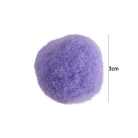 Pokinge 30 Pcs Plush Cat Balls, Random Color Cat Stretch Ball Soft Pet Chew Training Toy Funny Kitten Interactive Toy Indoor Househould Pet Accessories(30pcs)