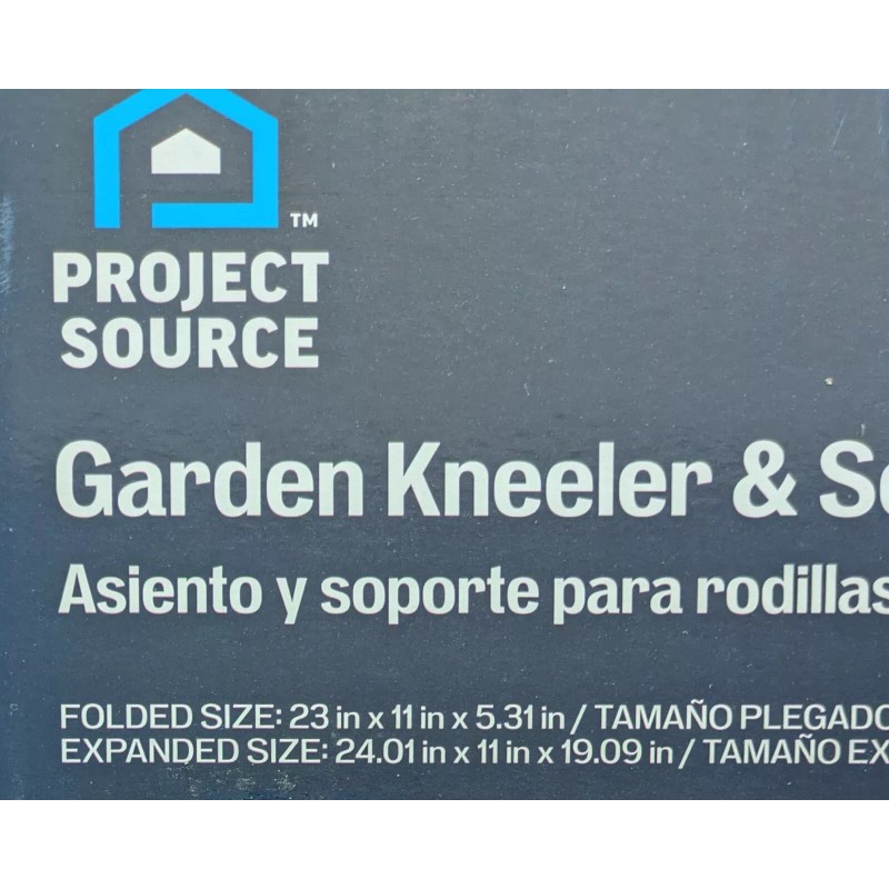 Project Source New Metal Garden Kneeler with Padded Seat Foldable