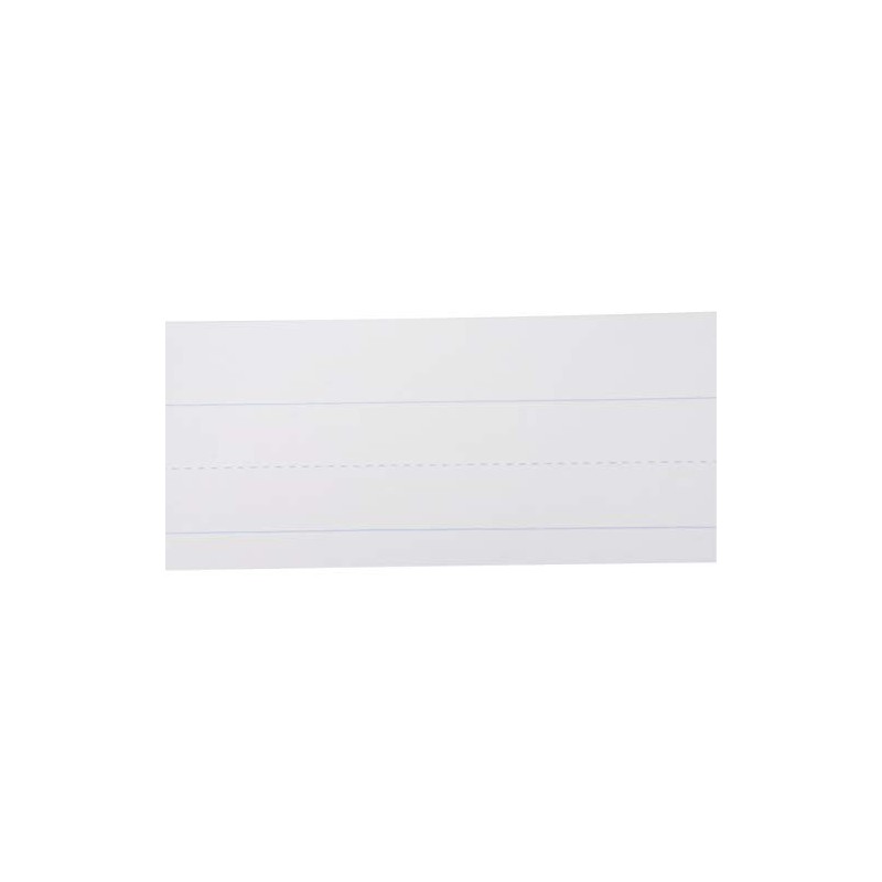 School Smart Ruled Sentence Strips, 3 x 24 Inches, White,