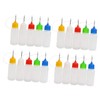 FELTECHELECTR 20pcs Squeeze Bottles Empty Glue Applicator Bottles with Lids