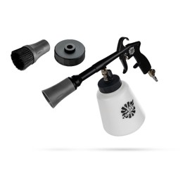 The Rag Company - Ultra AIR Blaster Plus - Deep Clean Interior Detailing Tool; Air and Liquid Combo; Durable Metal Design; Trigger Operated - Black