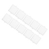 10pcs Disposable Hair Catchers Multipurpose Efficient Quadrate Waterproof Strong Adhesive