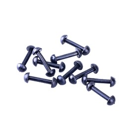 Mallofusa 10 Pack Motu Bands Leg Band Replacement Connectors for Motu Black