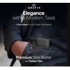 GRATIA Slim Wallet for Men - RFID Blocking, Minimalist Men