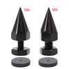 Flushbay 4 Pack Speaker Spikes M8 Black Audio Speaker Insulator