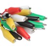 30PCS Crocodile Clips Electrical Test Leads with Alligator Clips Double-end