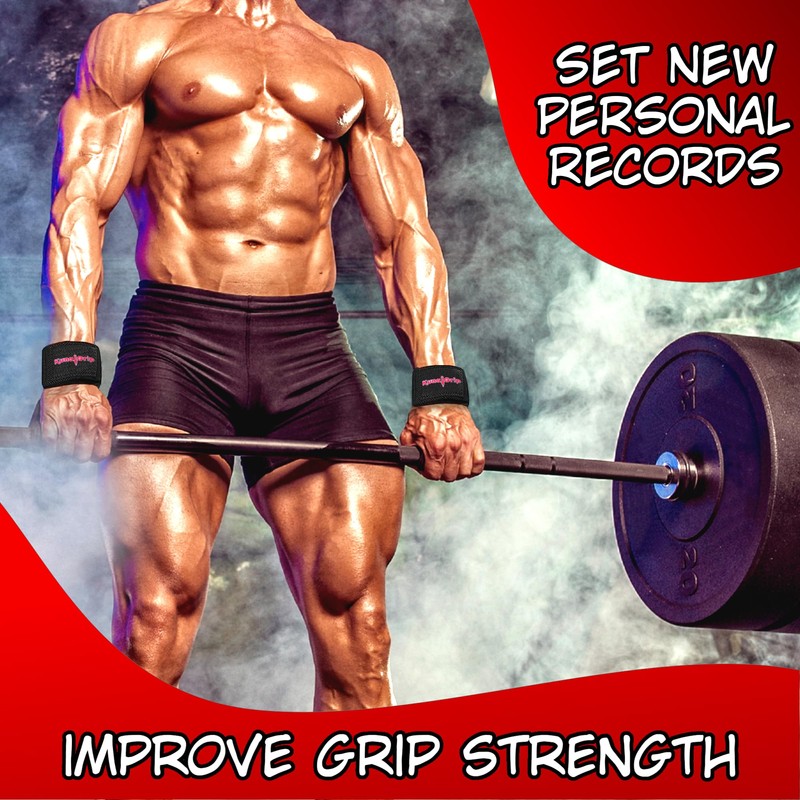 Kunaigrip Anime Wrist Lifting Straps - Wrist Straps for Weight