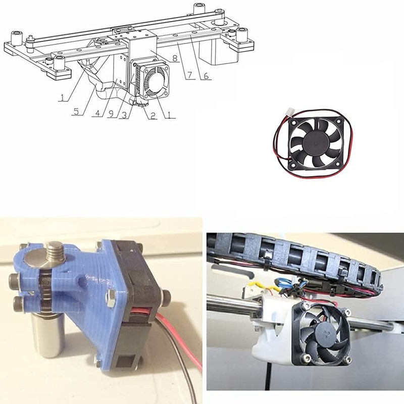 PENGLIN 9025 Silent Brushless Cooling Fan 2 Pin Brushless 9CM
