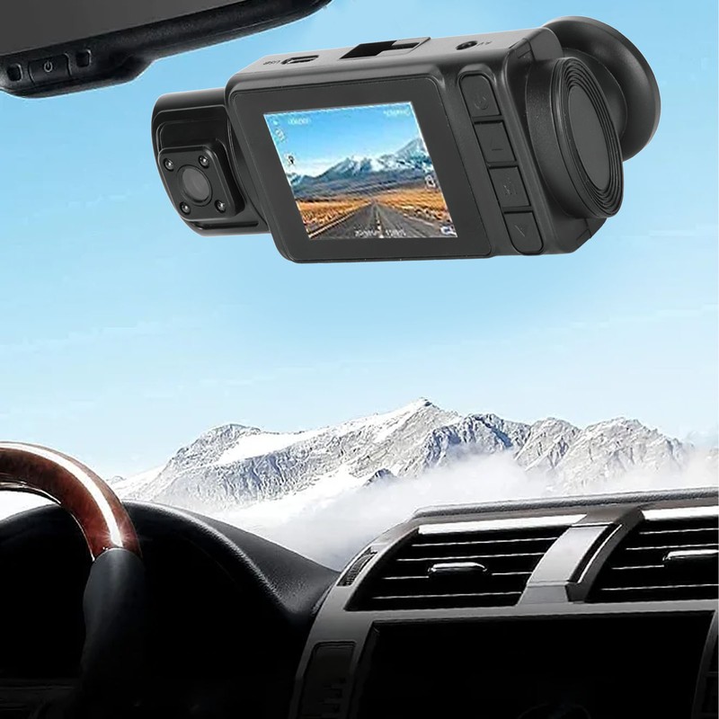 2in Dash Cam Camera 3 Lens DC12 to 24V 1920x1080P