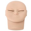 Lash Mannequin Head Reusable Soft Touch Rubber Replaced Eyelids Mannequin