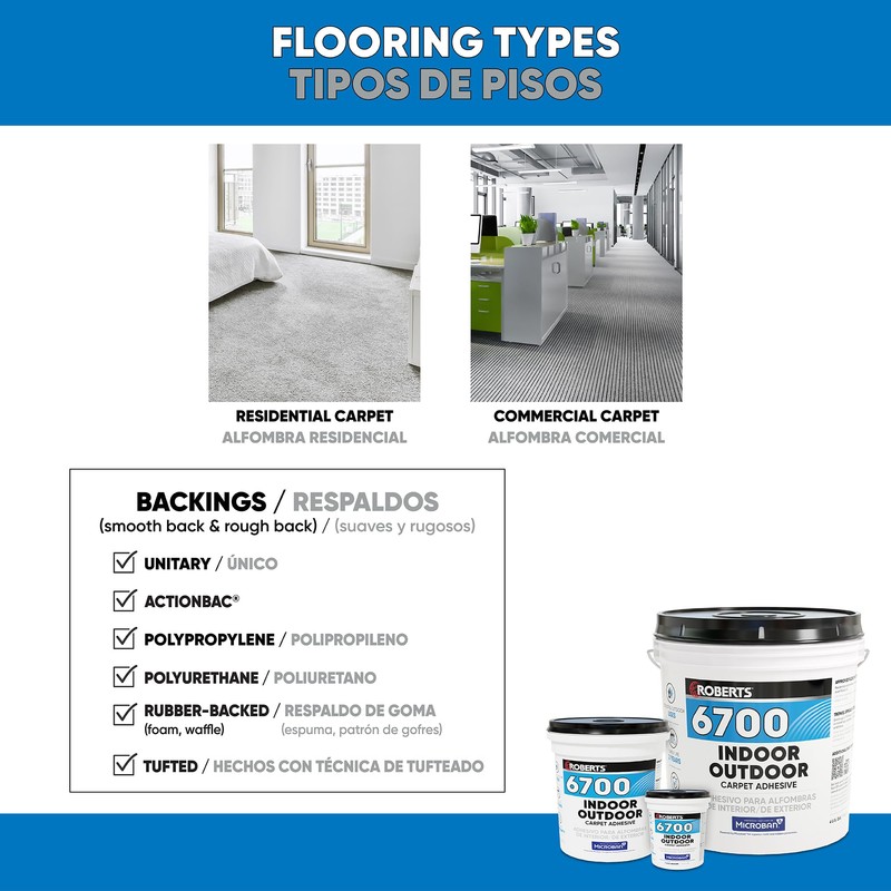 ROBERTS 6700-1 1 Gallon Indoor/Outdoor Carpet/Artificial Turf Adhesive