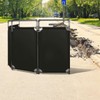 4 Panels Safety Barricade, 7.8FT Removable Foldable Security Gates Barrier