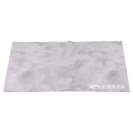 Costa Del Mar Costa 5x7 Recycled Microfiber Cleaning Cloth, Gray