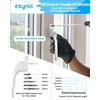eSynic 4pack Universal Window Handles for UPVC with 5 Multi-Size