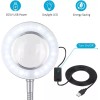 CamRom Lámpara De Mesa Con Lupa De Luz Led Usb