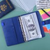 Antner A6 Budget Binder with Zipper Cash Envelopes for Money