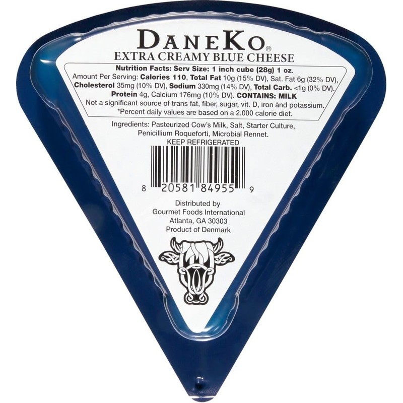 DaneKo Extra Creamy Blue Cheese (12 x 4 oz.)