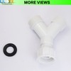 LRMYS 3/4 Y-Shape BSP Hose Split 1 to 2 Connector,