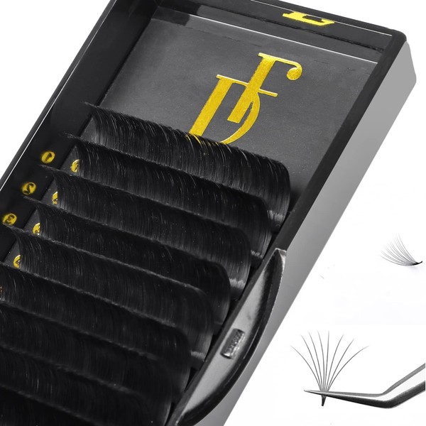 DF Eyelash Extension Easy Fan Volume Lashes 0.03mm D Cur