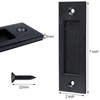 Finger Flush Pulls for Closet Pocket Sliding Barn Door Handle
