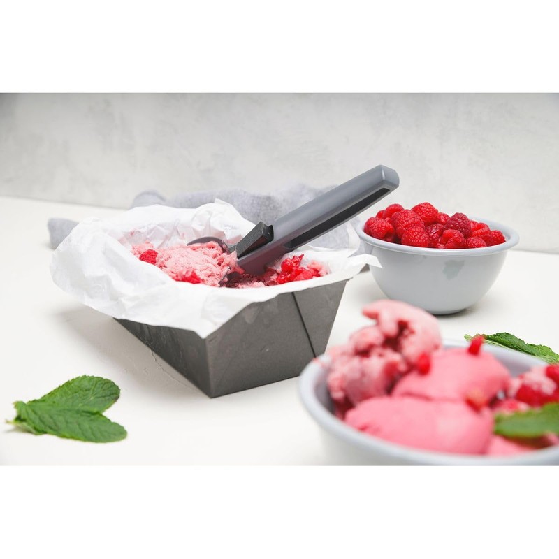 FACKELMANN Ice Cream Scoop, Plastic, with Easy Release Ice Ball