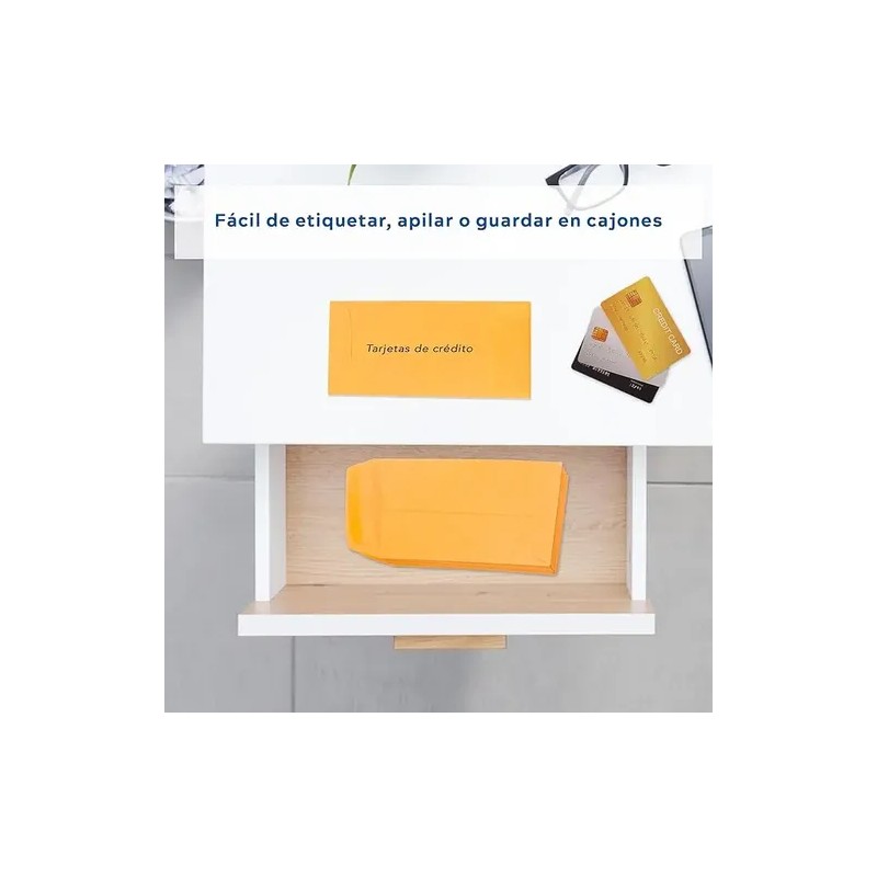 Lux Caja Con 500 Sobres Coin 5, 8.8 X 16.4