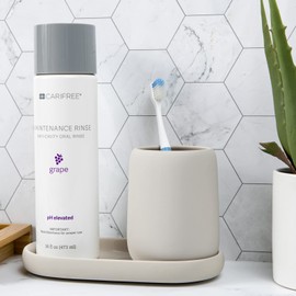 CariFree Maintenance Rinse, Grape Flavored, Anti-Cavity Fluoride Mouthwash, Dentist Recommended, Prevents Oral Decay, Freshens Breath, Alcohol-Free, Neutralizes pH (Previously CTx3)