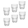 Bormioli Rocco Barshine 7 oz. Juice Stackable Tempered Drinking Glasses,