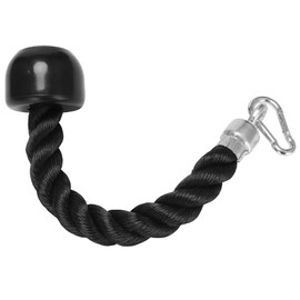 Oidnvay Heavy Duty Tricep Pull Down Single Rope with Snap Hook, Fitness Attachment Cable Machine Pulldown Rope Gym