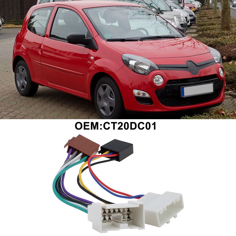 Be In Your Mind ISO Radio Adaptor Wiring Harness CT20DC01