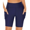 Holipick - Pantalones cortos de natación para mujer, con control