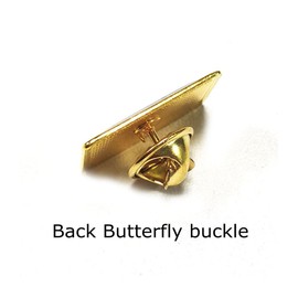 vmcoatdu Barbados Flag Rectangle Pin Badge International Travel Brooch Metal Alloy Souvenir Pin for Hat Clothes Backpack (Barbados)