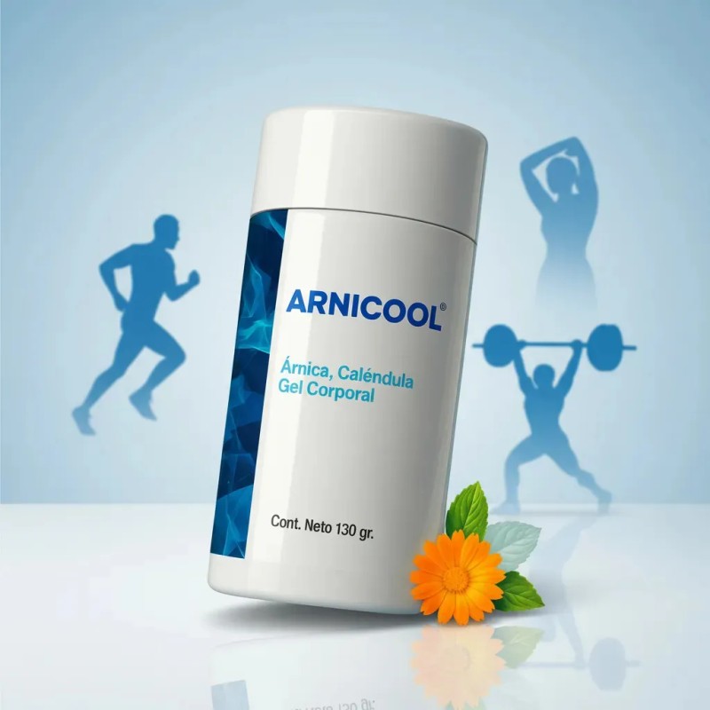 Pack 3 Gel Árnica Caléndula Arnicool 130g Sensación Frescura Mentol