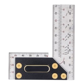 L Measurements Ruler Stainless Steel High Accuracy Carpenter Square Framing Ruler 100mm