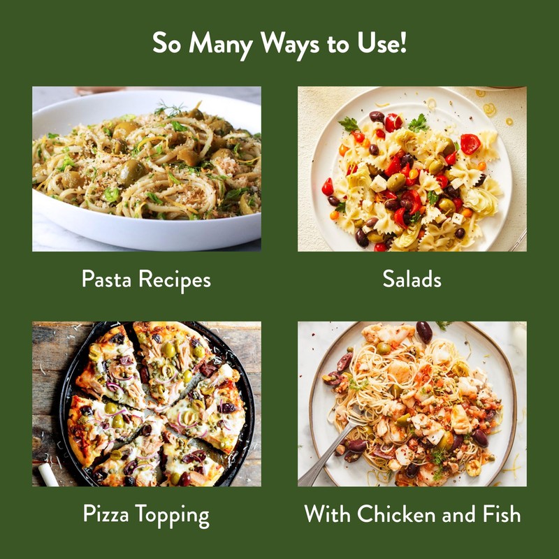 DeLallo Olives Jubilee, Mix of Kalamata, Nicoise, Picholine, and Green