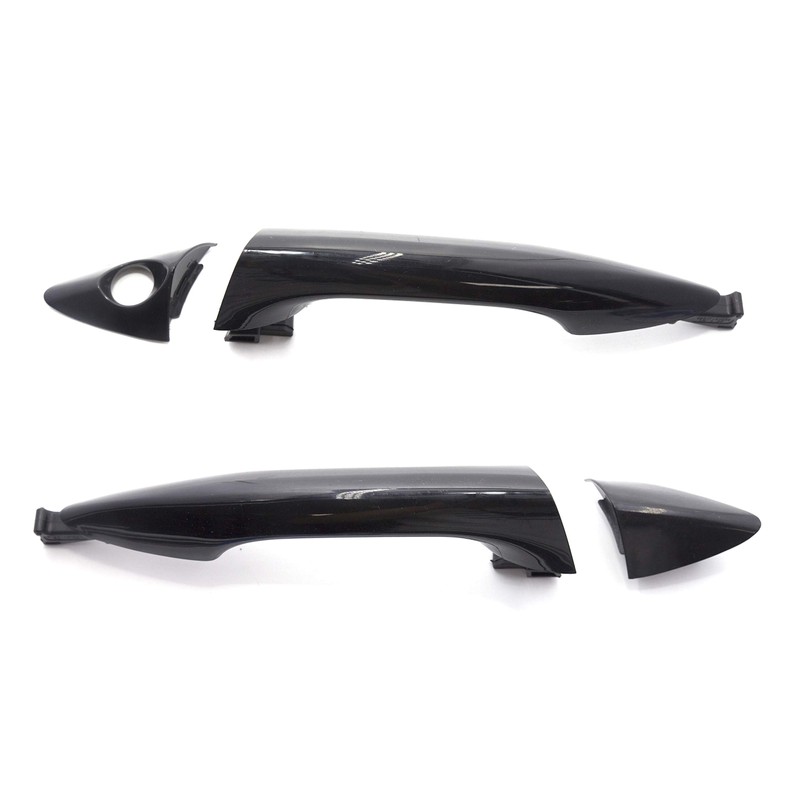8Pcs Front Rear Left Right Exterior Door Handle Set Primed