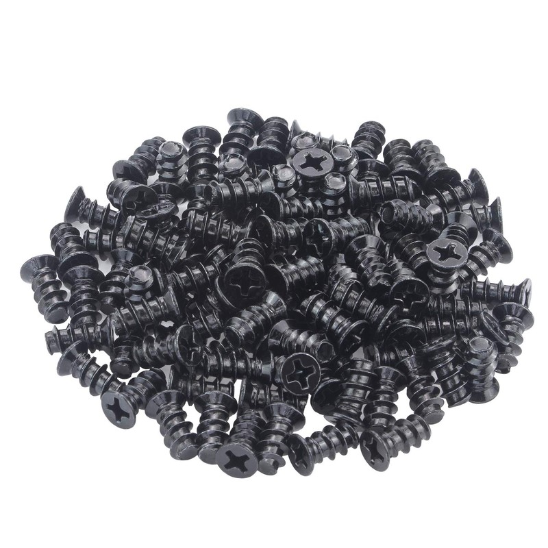 Favordrory M5x10 Black Zinc Computer Case Fan Screws, Computer Cooling